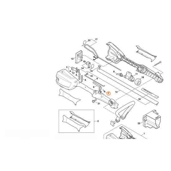 STIHL  Sprężyna ramieniowa 0000 998 0409